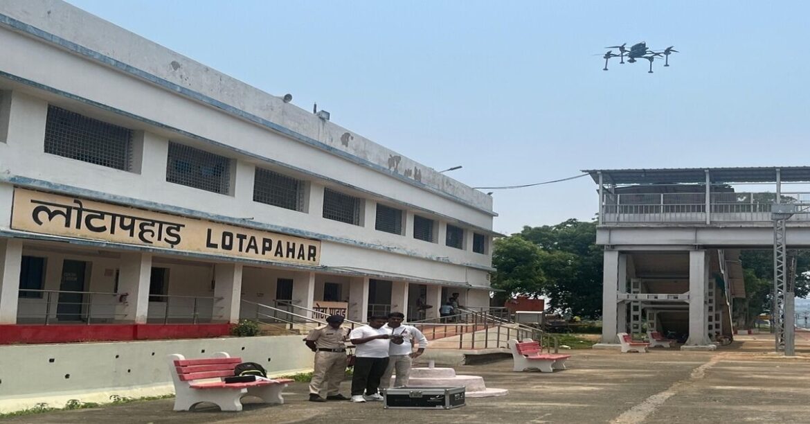 jharkhand naxal drone monitoring