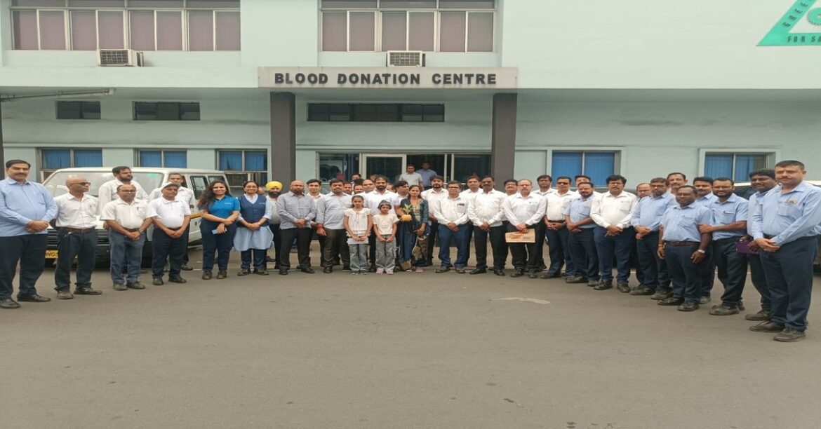 Tata Motors CCE Division Blood Donation Camp in Jamshedpur