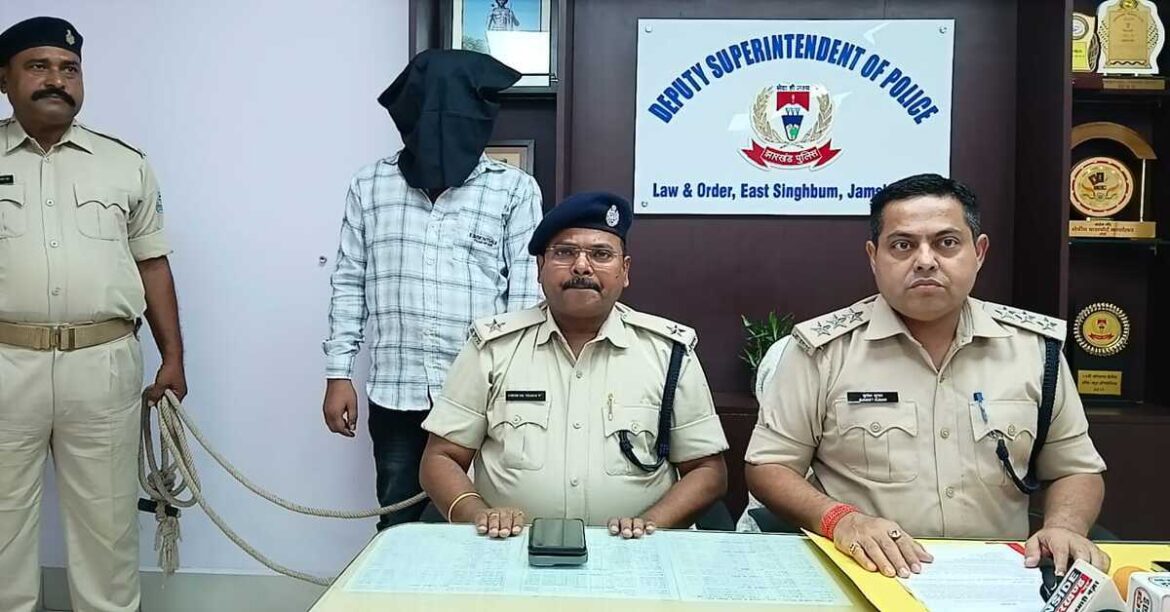 बागबेड़ा में तड़ीपार अपराधी गिरफ्तार