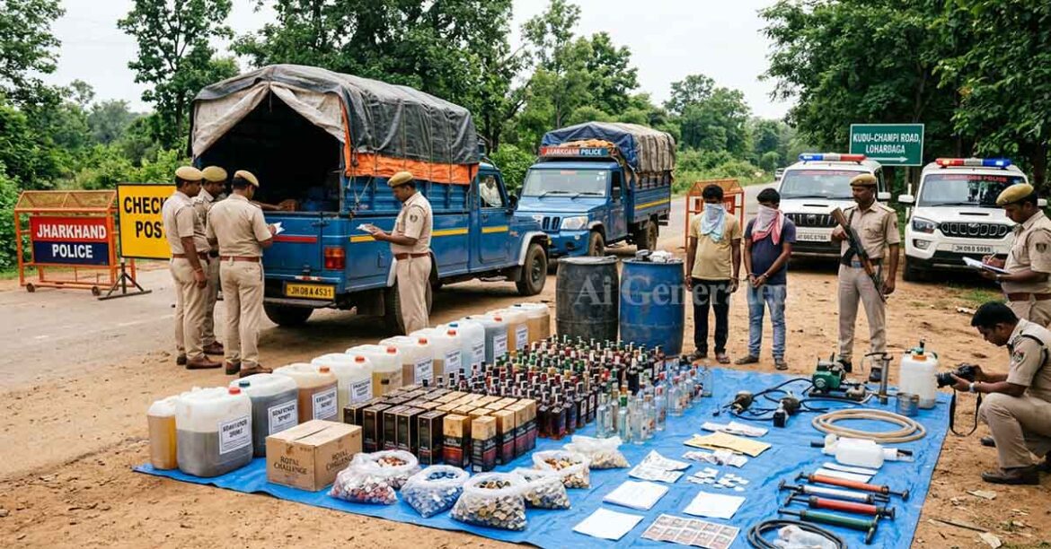 Lohardaga Illegal Liquor Smuggling