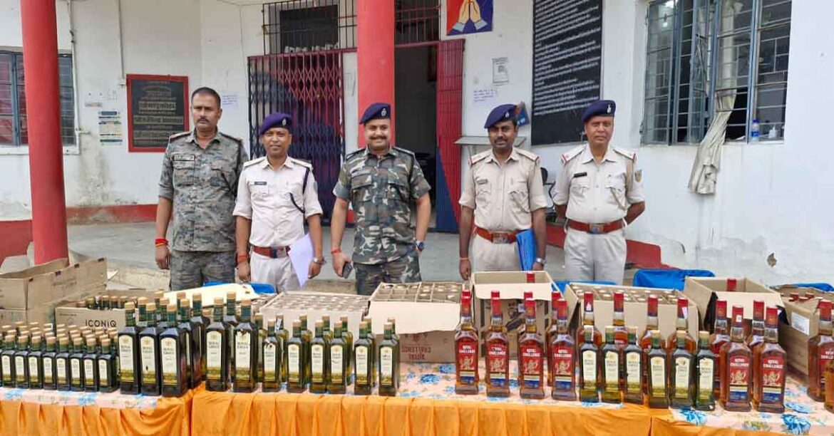 Chatra Foreign Liquor Seizure