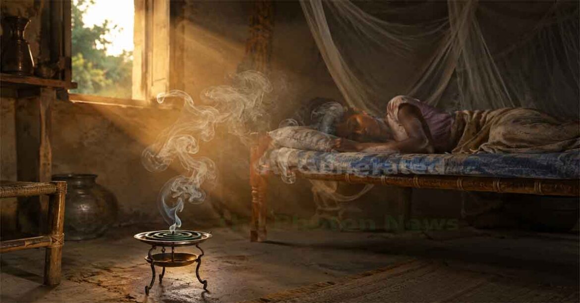 Mosquito Coil Smoke