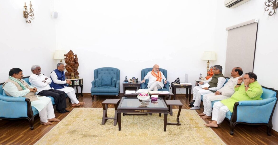 Jharkhand BJP Delegation Meets Amit Shah