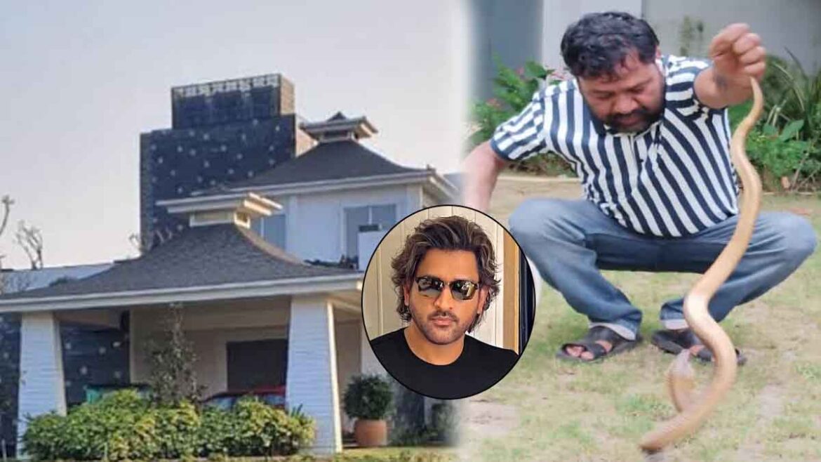 cobra rescue in MS Dhoni Ranchi Farm House