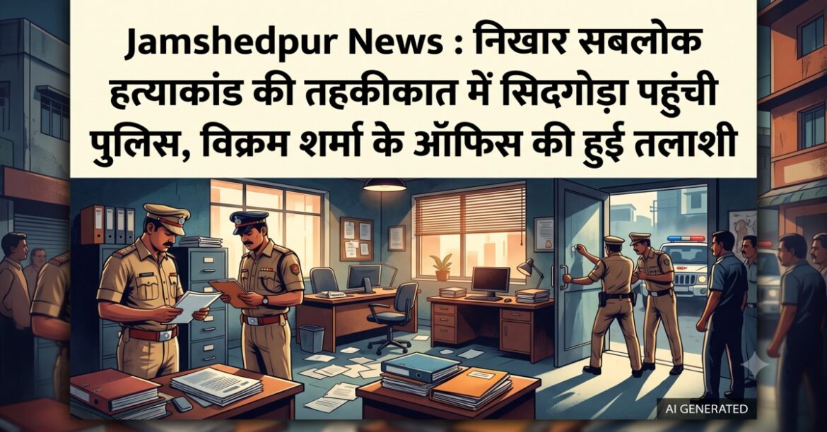 Nikhar Sablok Murder Case Police Investigation Jamshedpur