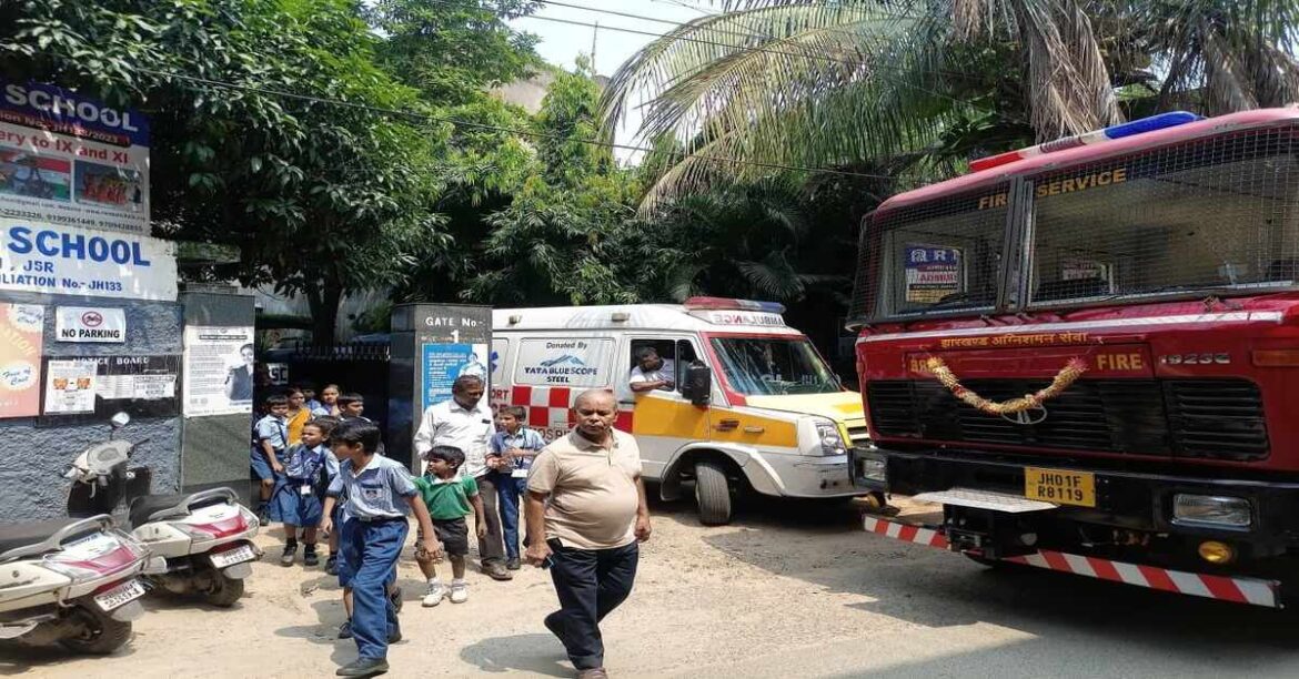 jamshedpur fire in rms highschoo