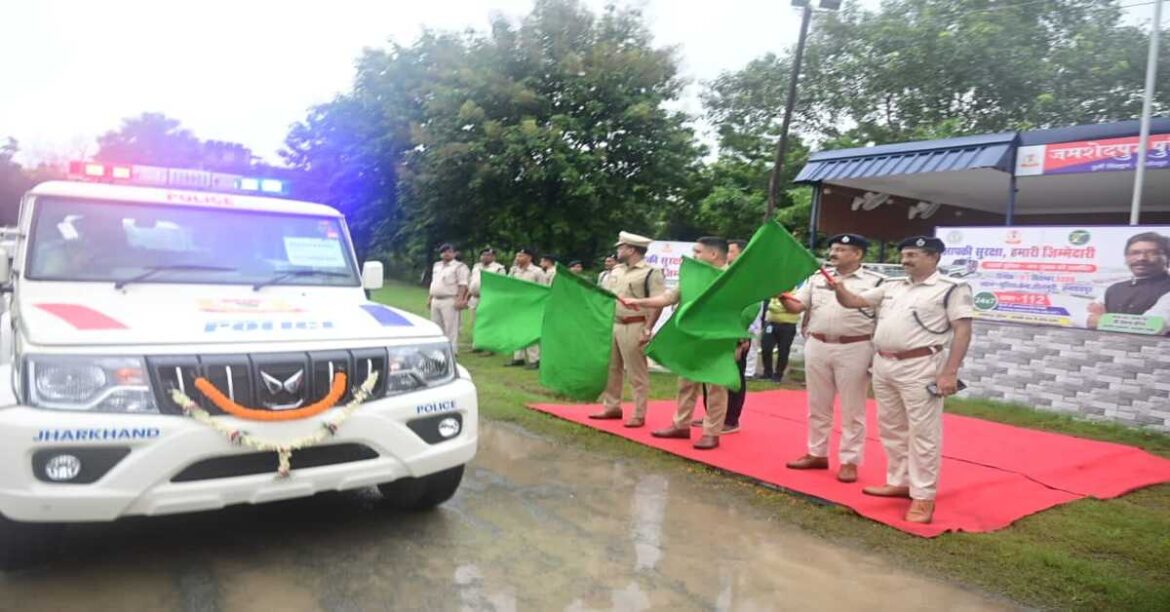 Jamshedpur Police: 40 New Patrolling Vehicles