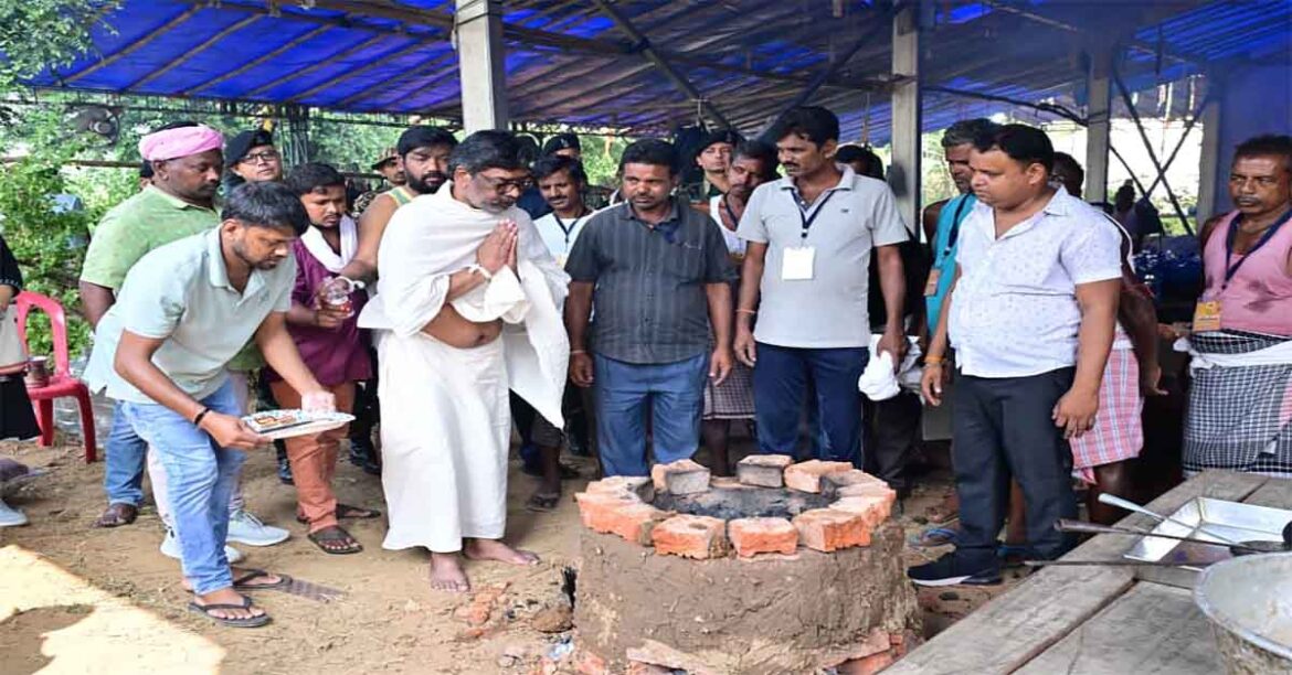 Hemant Soren Mother Shradh Ceremony