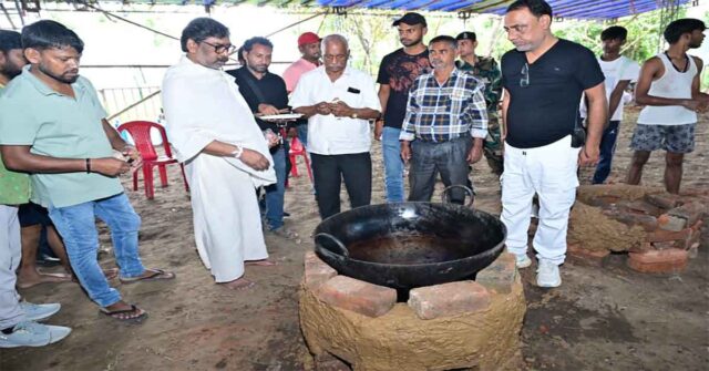 Hemant Soren Mother Shradh Ceremony