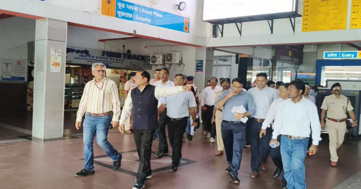 tatanagar railway station inspection