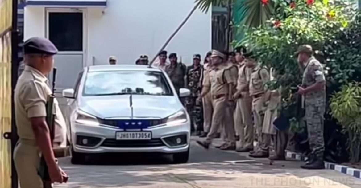 जमशेदपुर में डीजीपी तदाशा मिश्रा